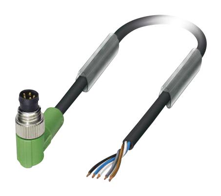 Phoenix Contact 1404466 Sensor Cord, 5P, M8 Plug-Free End, 3M