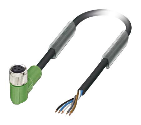 Phoenix Contact 1404475 Sensor Cord, 5P, M8 Rcpt-Free End, 1.5M