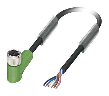 Phoenix Contact 1522244 Sensor Cord, 6P, M8 Rcpt-Free End, 1.5M