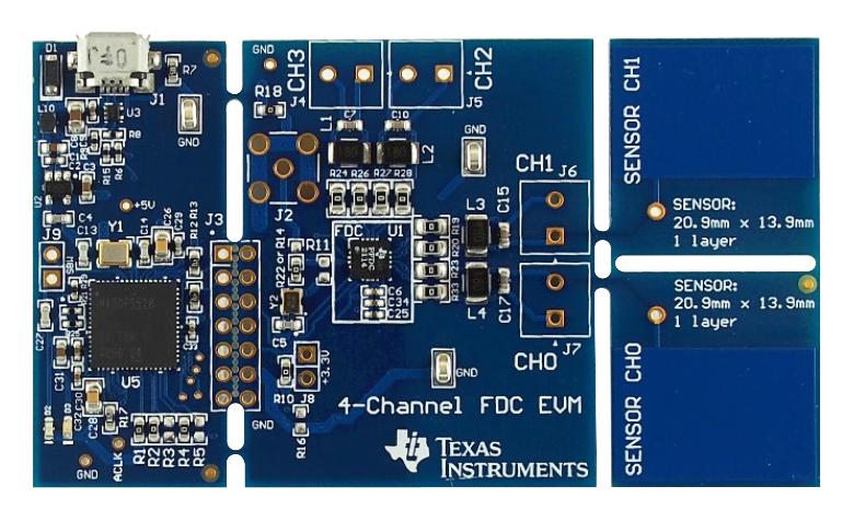 Texas Instruments Fdc2214Evm Eval Brd, Fdc2214 Capacitoracitance To Digital