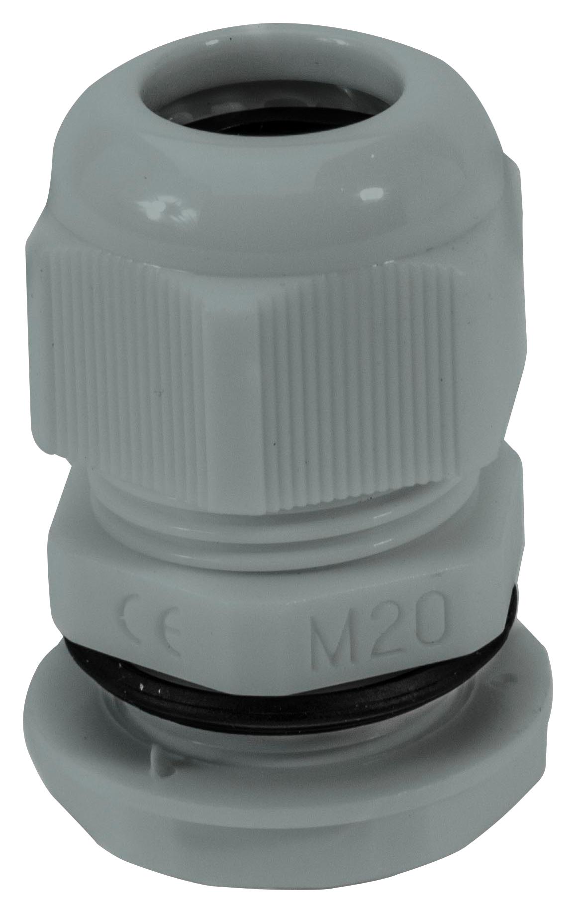 HellermannTyton Ngm20-Dgy Cable Gland, Nylon 6.6, 10mm-14mm, Gry