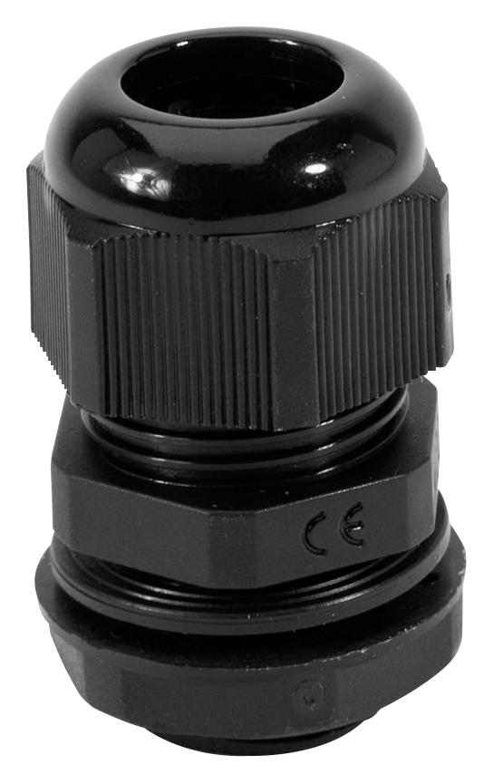 HellermannTyton Ngm12-Bk Cable Gland, Nylon 6.6, 3mm-6.5mm, Blk