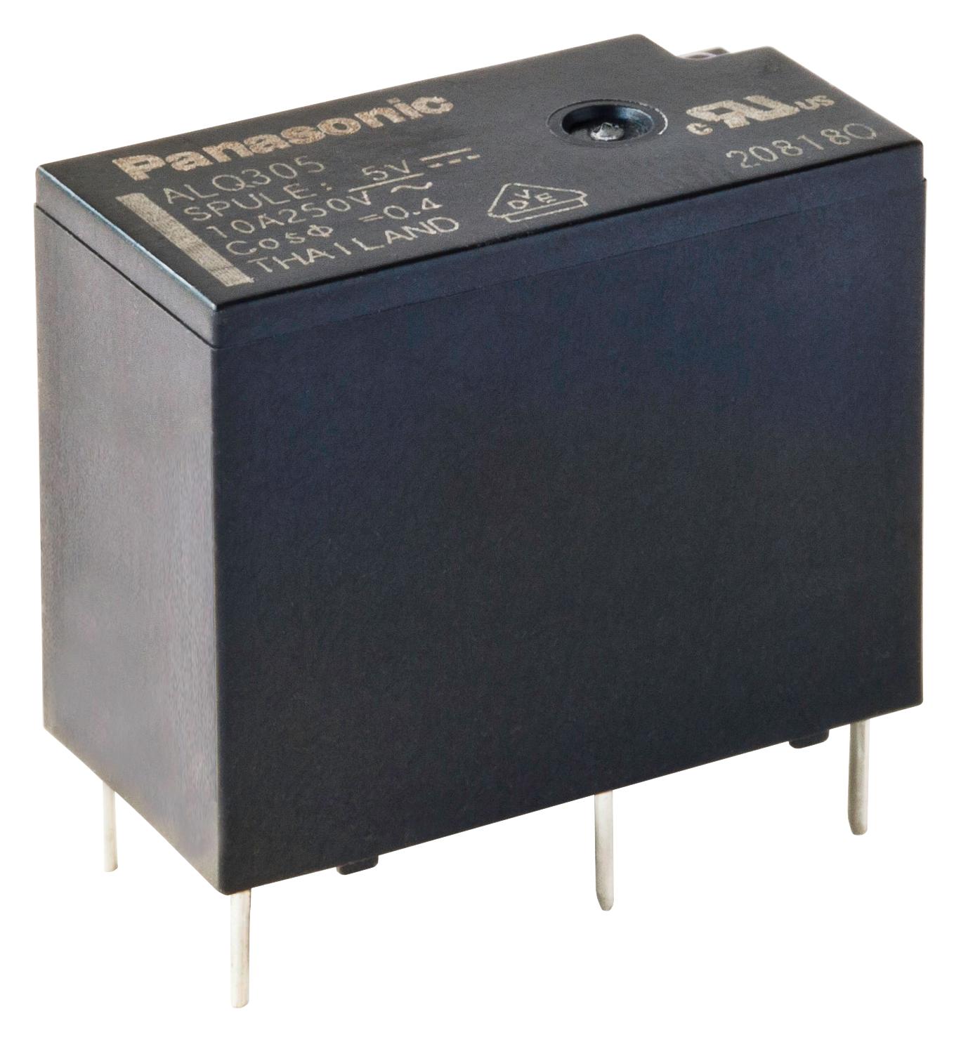 Panasonic Alq109 Power Relay, Spdt, 9Vdc, 10A, Tht