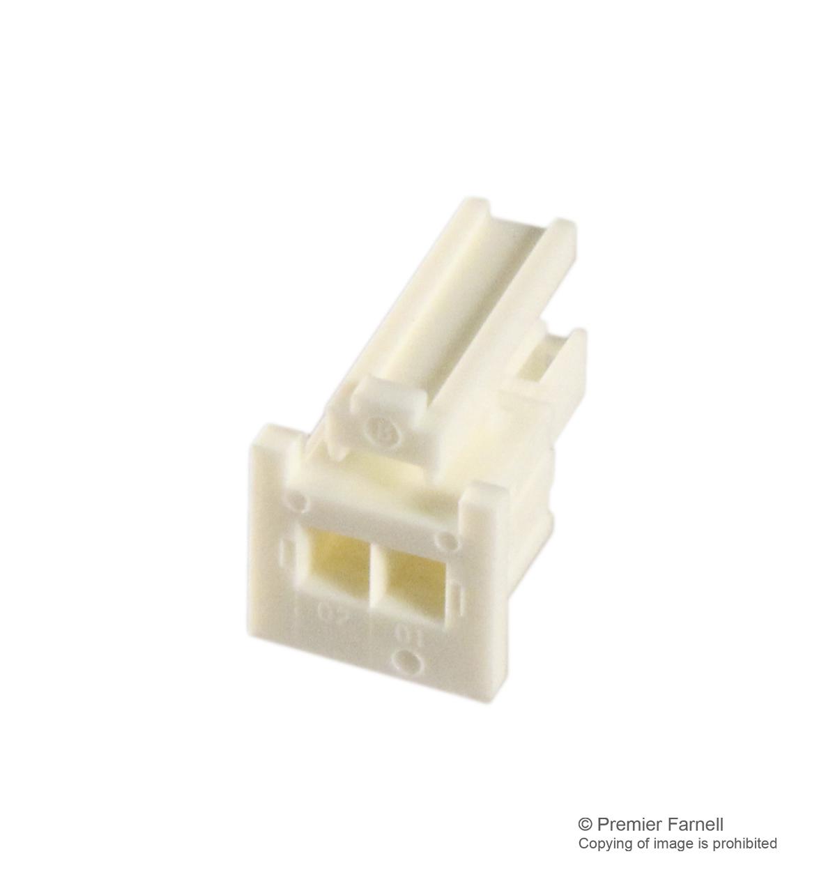 Samtec Ipd1-02-S-K Housing, Nylon, Receptacle, 2Pos