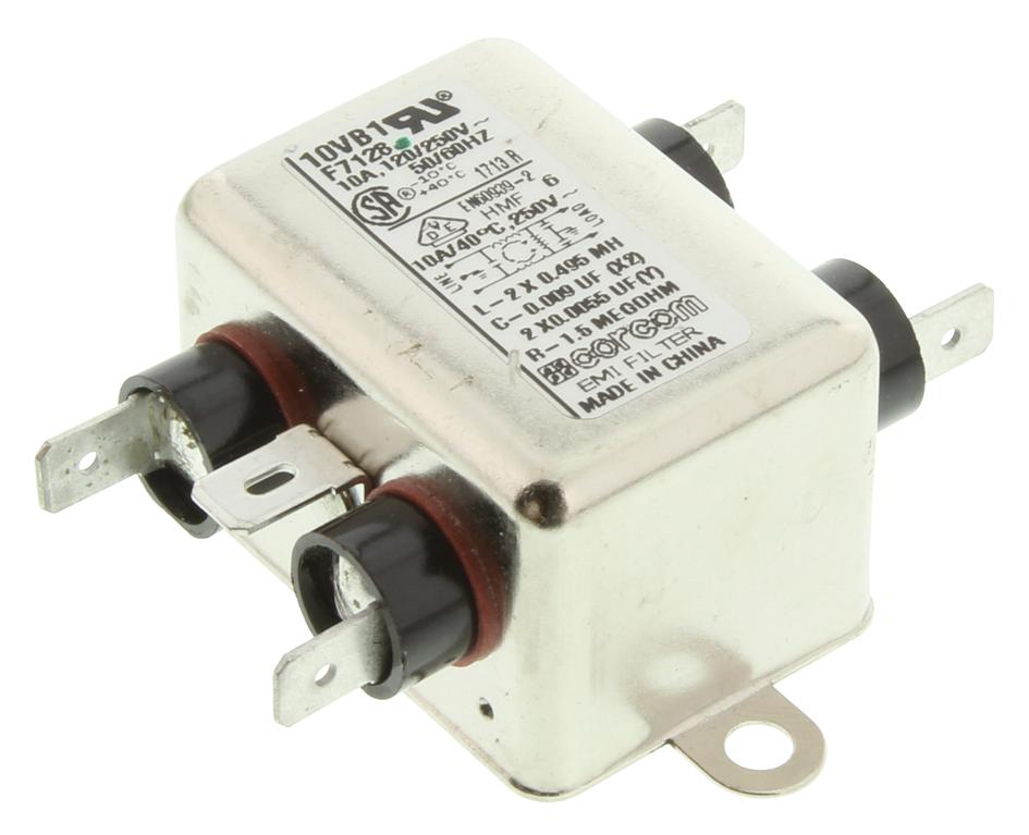 Corcom / Te Connectivity 5Vb1Ãâ¦ Power Line Filter, Emi, Rfi, 5A, Qc