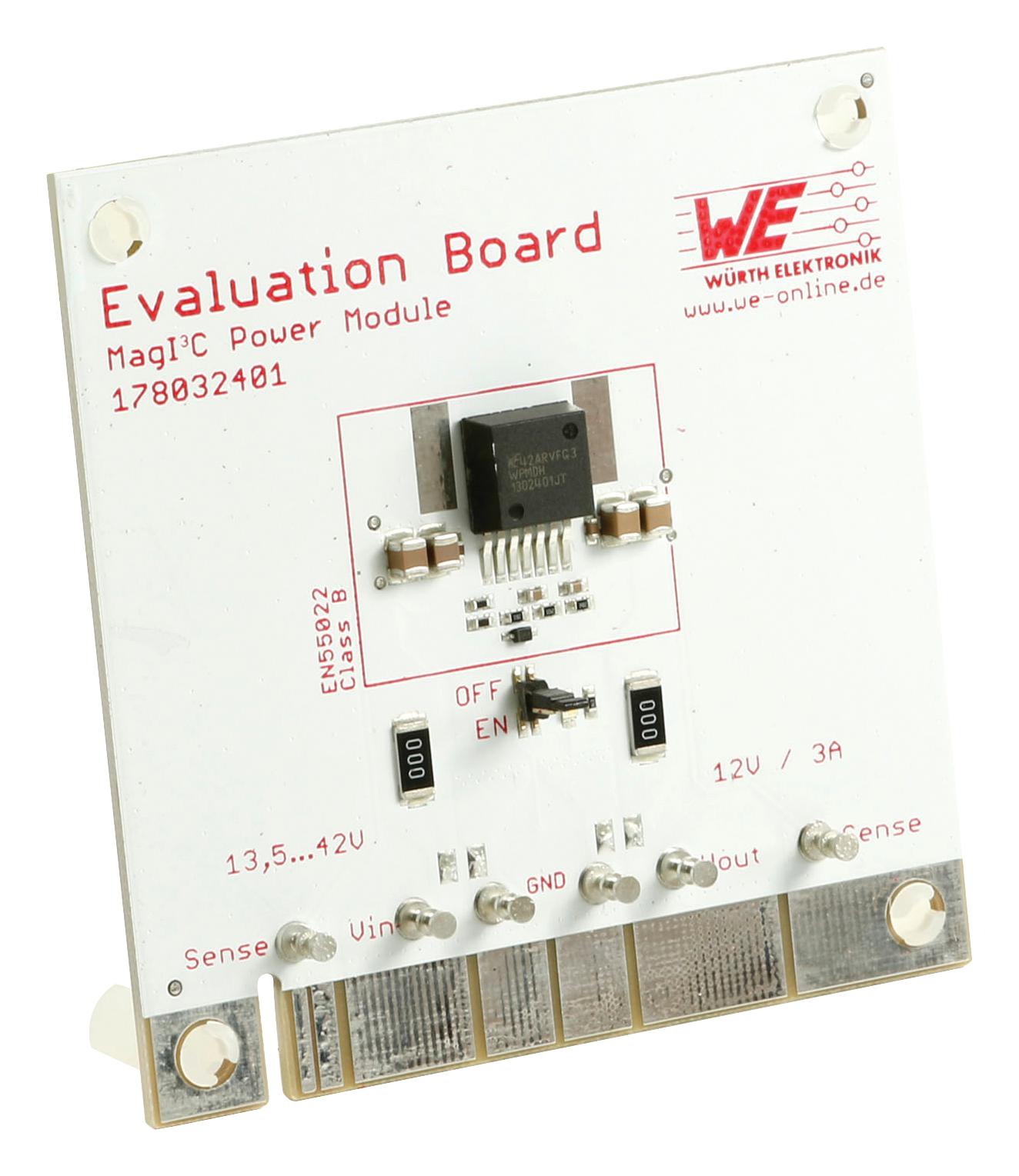 WÃ¼rth Elektronik 178032401 Evaluation Board, Adj Sync Buck Reg