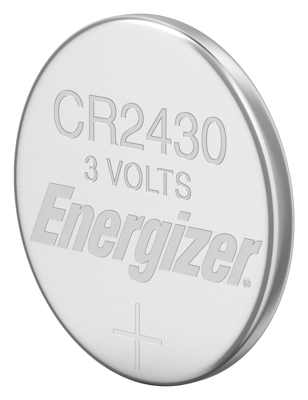 Energizer 7638900379914 Coin Cell, Limno2, 3V, Cr2430, 2Pk