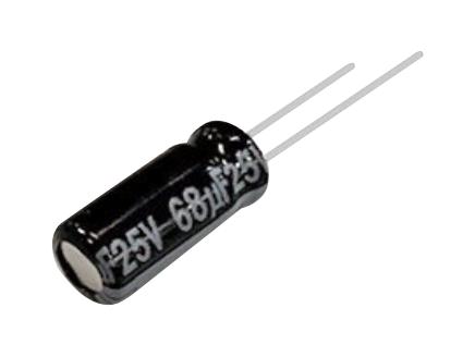 Panasonic Eeufr1E470 Capacitor, Alu Elec, 47Uf, 25V, Radial