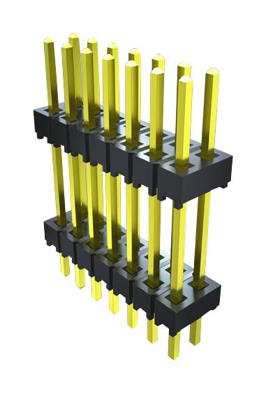 Samtec Zw-15-14-G-D-866-196 Connector, Board Stacker, 30Pos, 2Row, 2.54mm