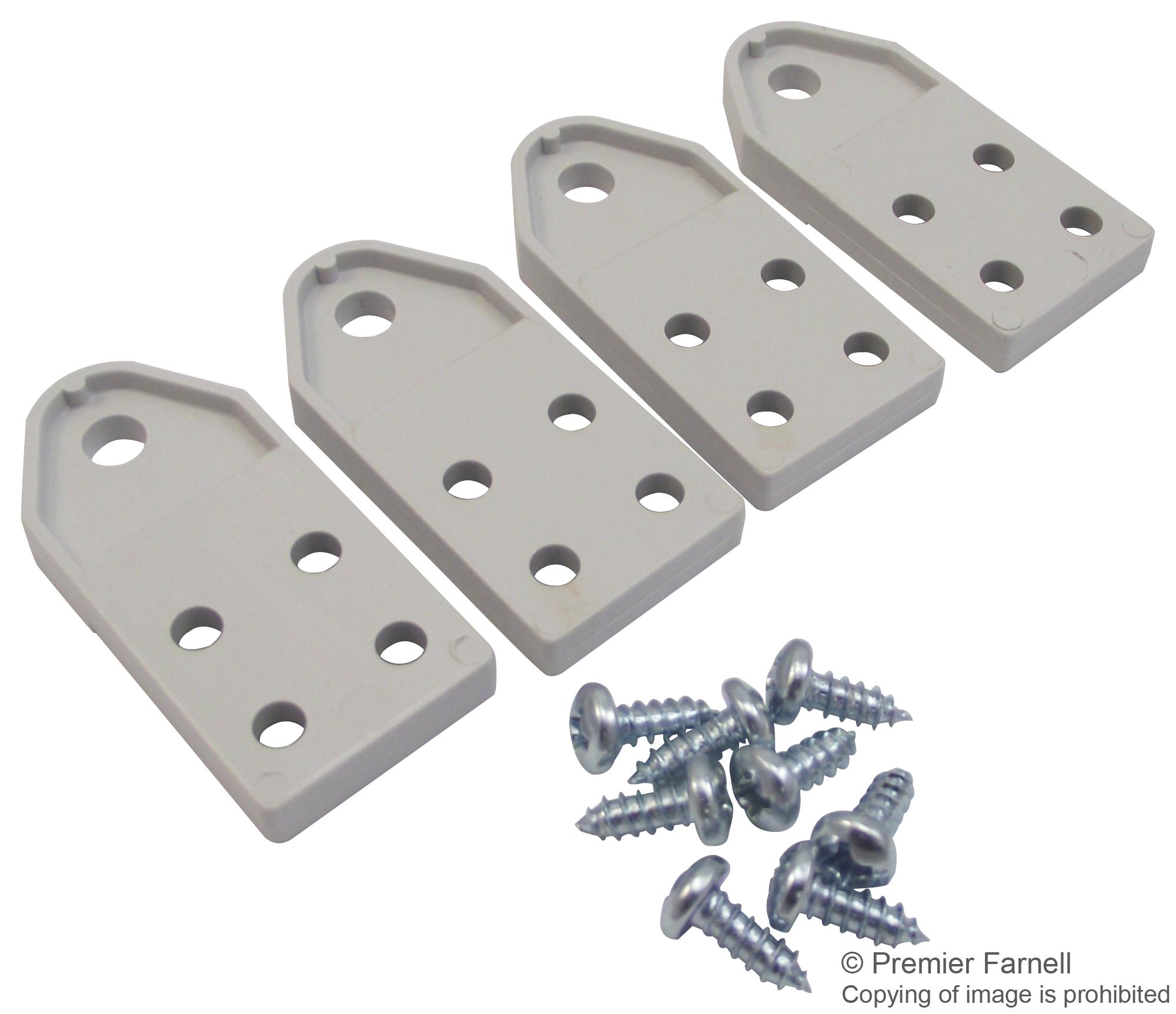 12858 Abb, Enclosure Accessory, Pack 4, Wall Bracket Farnell UK