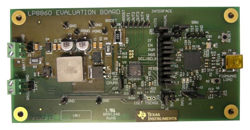 Texas Instruments Lp8860-Q1Evm Eval Board, Lp8860-Q1 Led Driver, Lcd