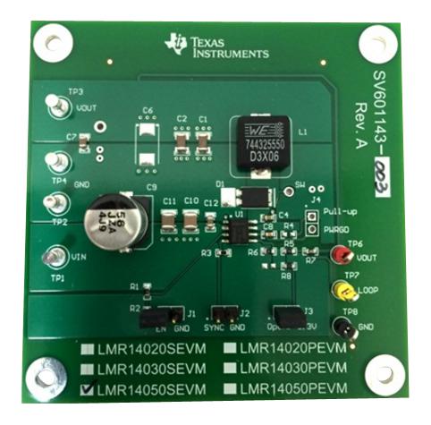 Texas Instruments Lmr14050Sevm Evaluation Board, Buck Converter