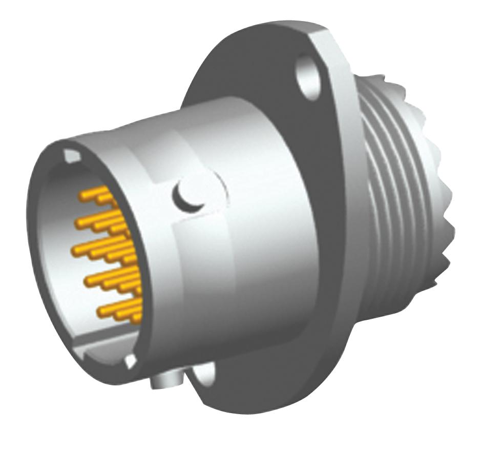 Amphenol Aerospace 2M803-004-02M10-5Pn Circular Connector, Rcpt, 10-5, Flange