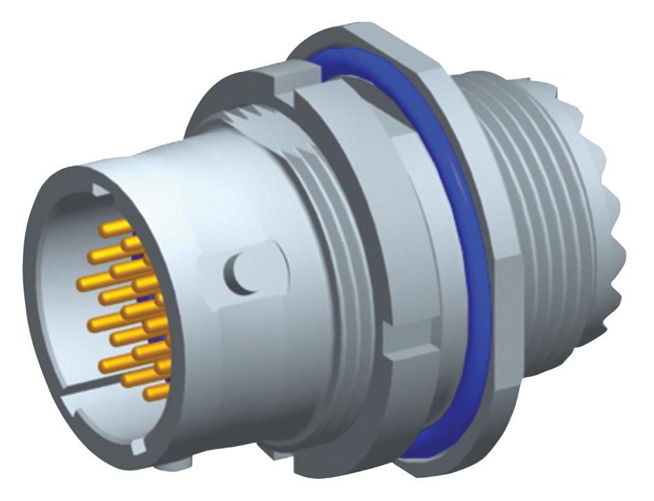 Amphenol Aerospace 2M803-004-07M9-200Pn Circular Connector, Rcpt, 9-200, Jam Nut