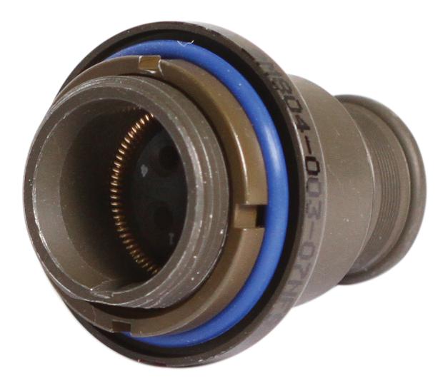 Amphenol Aerospace 2M804-003-07Znu9-4S Circular Connector, Rcpt, 9-4, Jam Nut