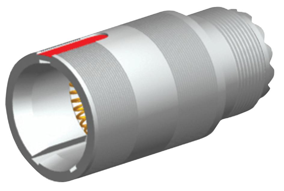 Amphenol Aerospace 2M804-004-01Nf14-12Sa Circular Connector, Rcpt, 14-12, Cable