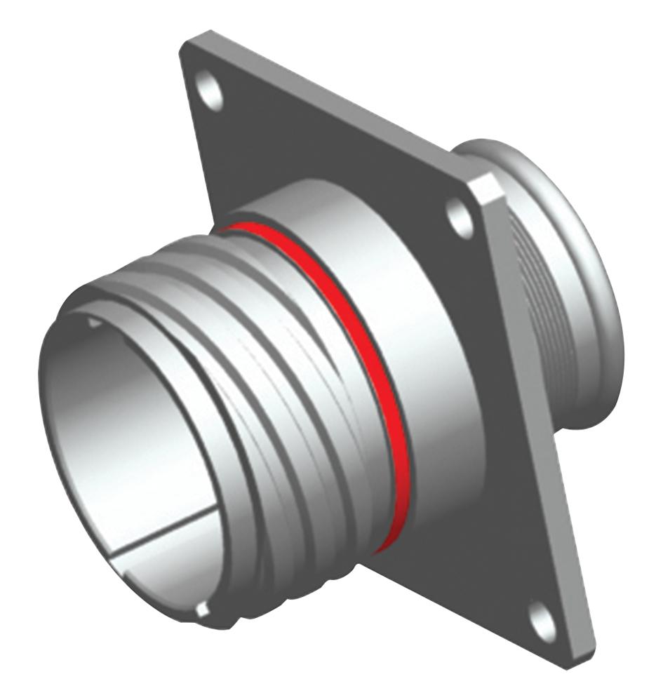 Amphenol Aerospace 2M805-003-02Nf10-13Pd Circular Connector, Rcpt, 10-13, Wall Mount