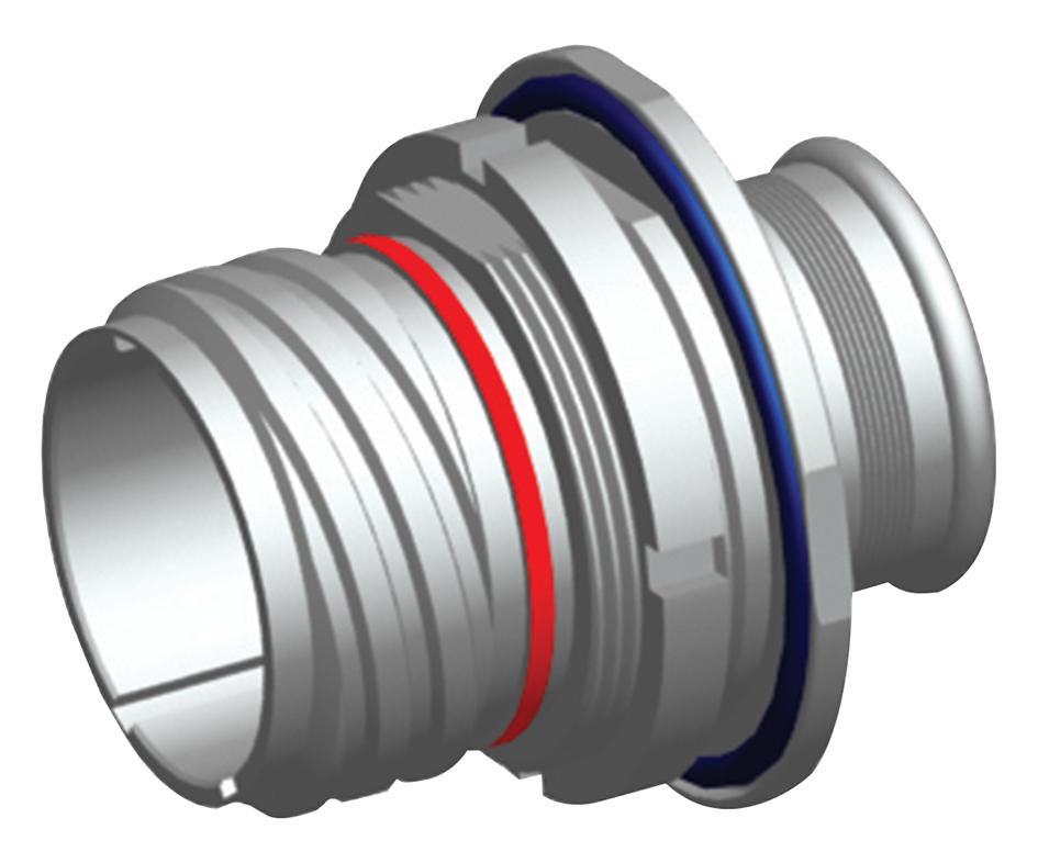 Amphenol Aerospace 2M805-003-07M11-19Sa Circular Connector, Rcpt, 11-19, Jam Nut