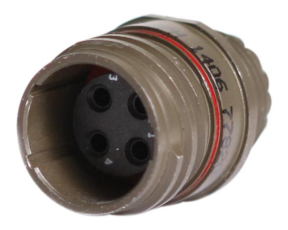 Amphenol Aerospace 2M805-004-01Nf10-28Sa Circular Connector, Rcpt, 10-28, Cable