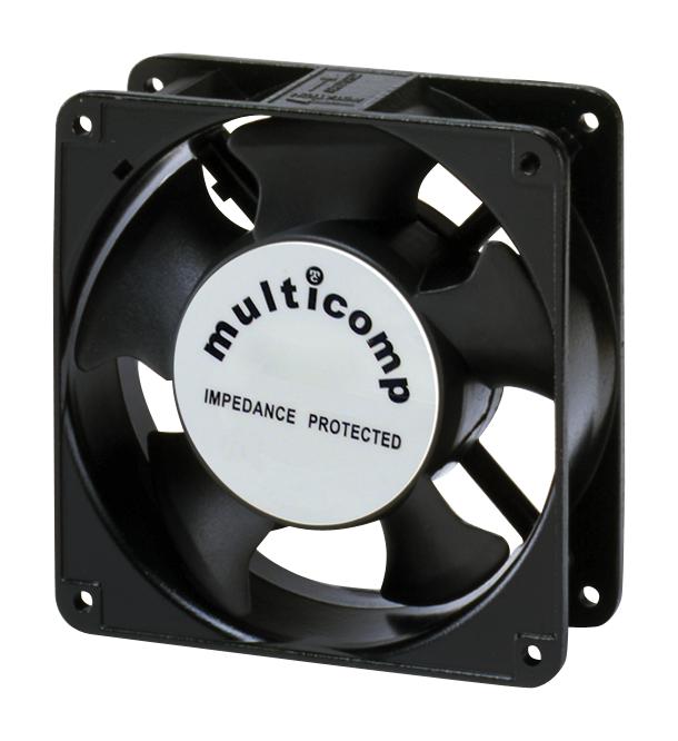 Multicomp Mc19678 Axial Fan, 119mm, 240Vac, 70Cfm, 36Dba