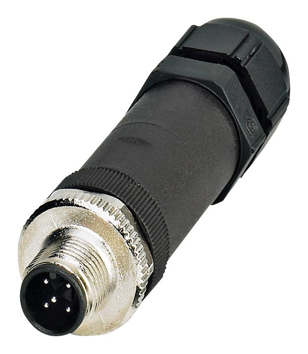 Phoenix Contact 1556825 Sensor Connector, M12, Plug, 5Pos