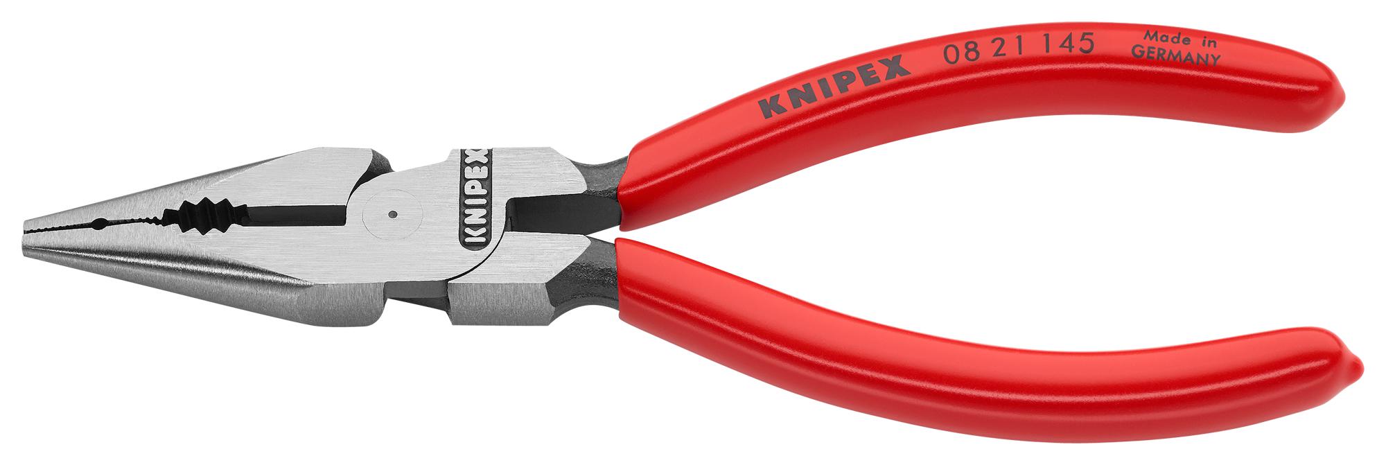 Knipex 08 21 145 Combination Plier, Needle Nose, 145mm