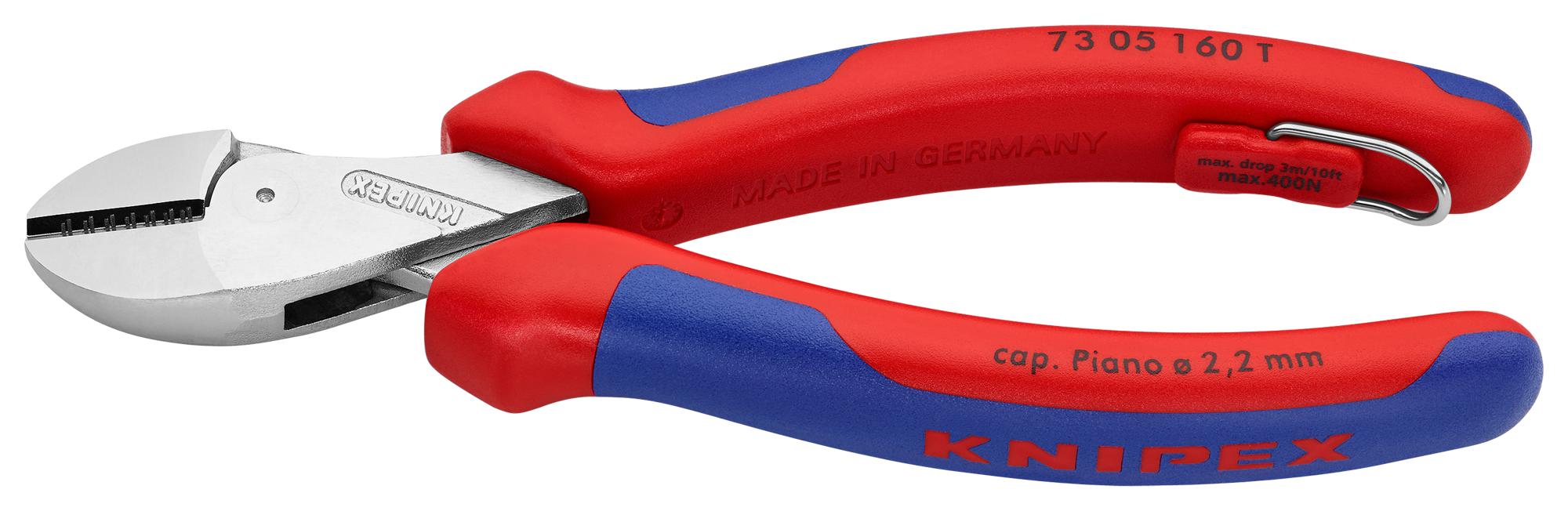 Knipex 73 05 160 T Compact Diagonal Cutter, 160mm