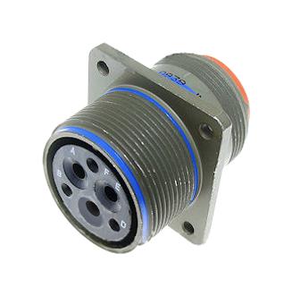 Amphenol Aerospace Ms3450L24-10S Circular Connector, Rcpt, 24-10, Wall Mount