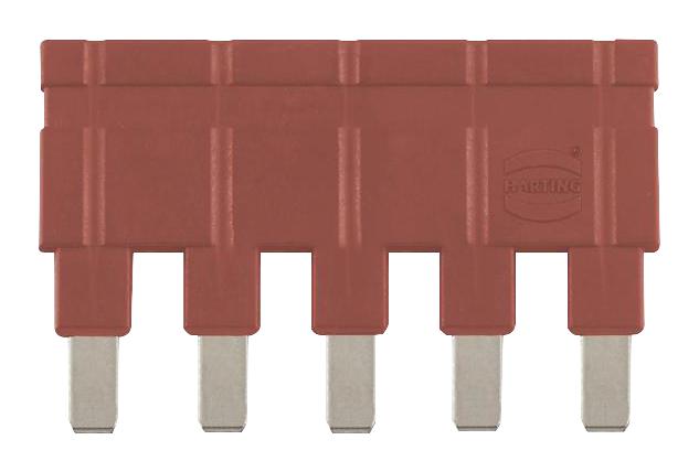 HARTING 09330009833 Jumper, 5Pos, 16A, 6.7mm, Red