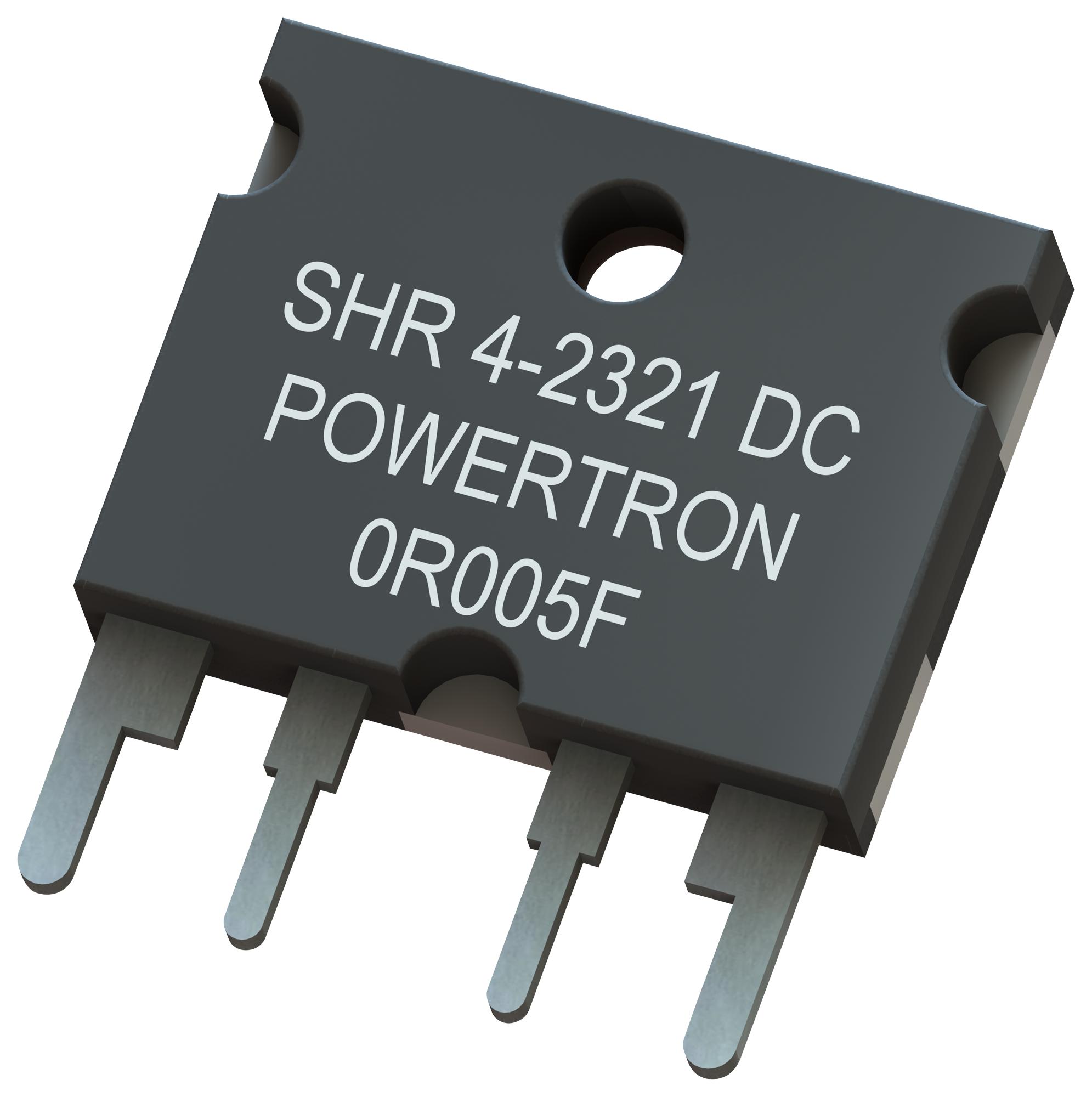 Powertron Shr 4-2321 0R005 S 1% M Res, 0R005, 1%, 40W, Sip, Metal Foil