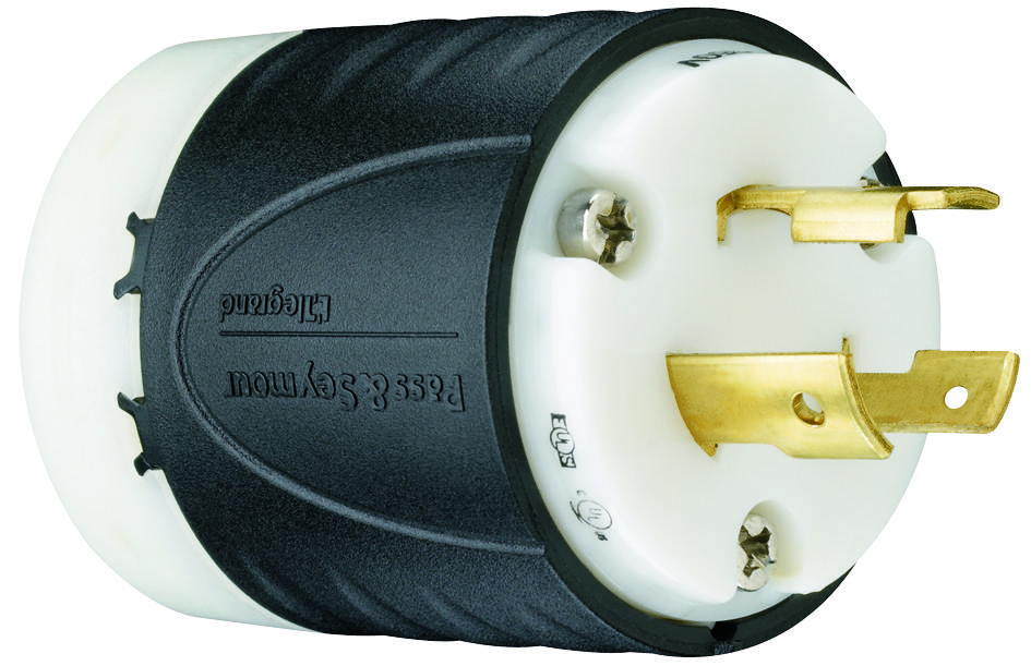 Legrand Pass & Seymour L620P Power Entry, 20A, 250Vac, Pa, Blk/wht