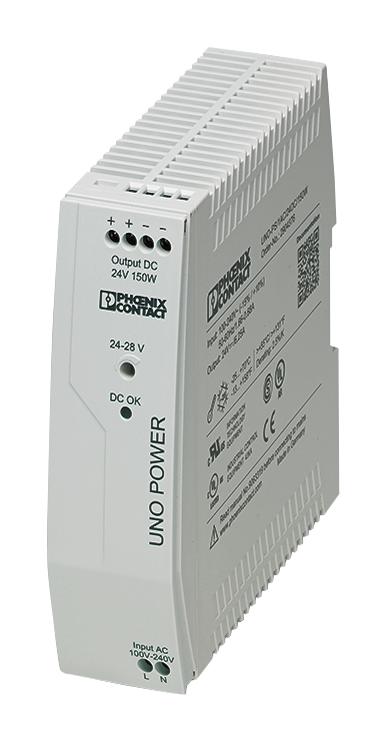 Phoenix Contact 2904376 Power Supply, Ac-Dc, 24V, 6.25A