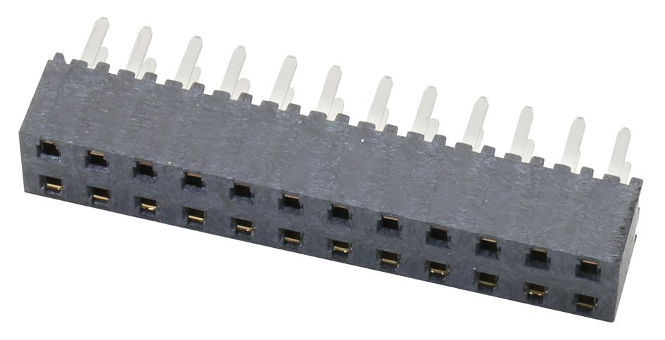 Samtec Mms-112-01-L-Dv Connector, Rcpt, 24Pos, 2Row, 2mm