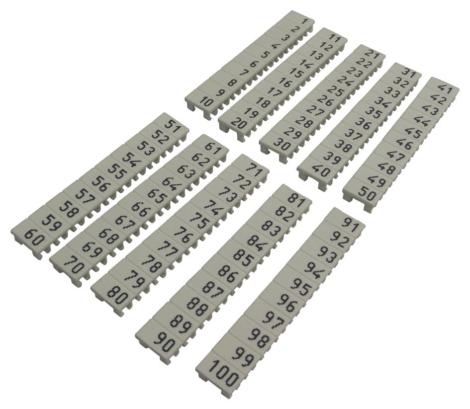 Omron Industrial Automation Xw5Z-S6.0Lb-1-100 Label, Din Rail Terminal Block