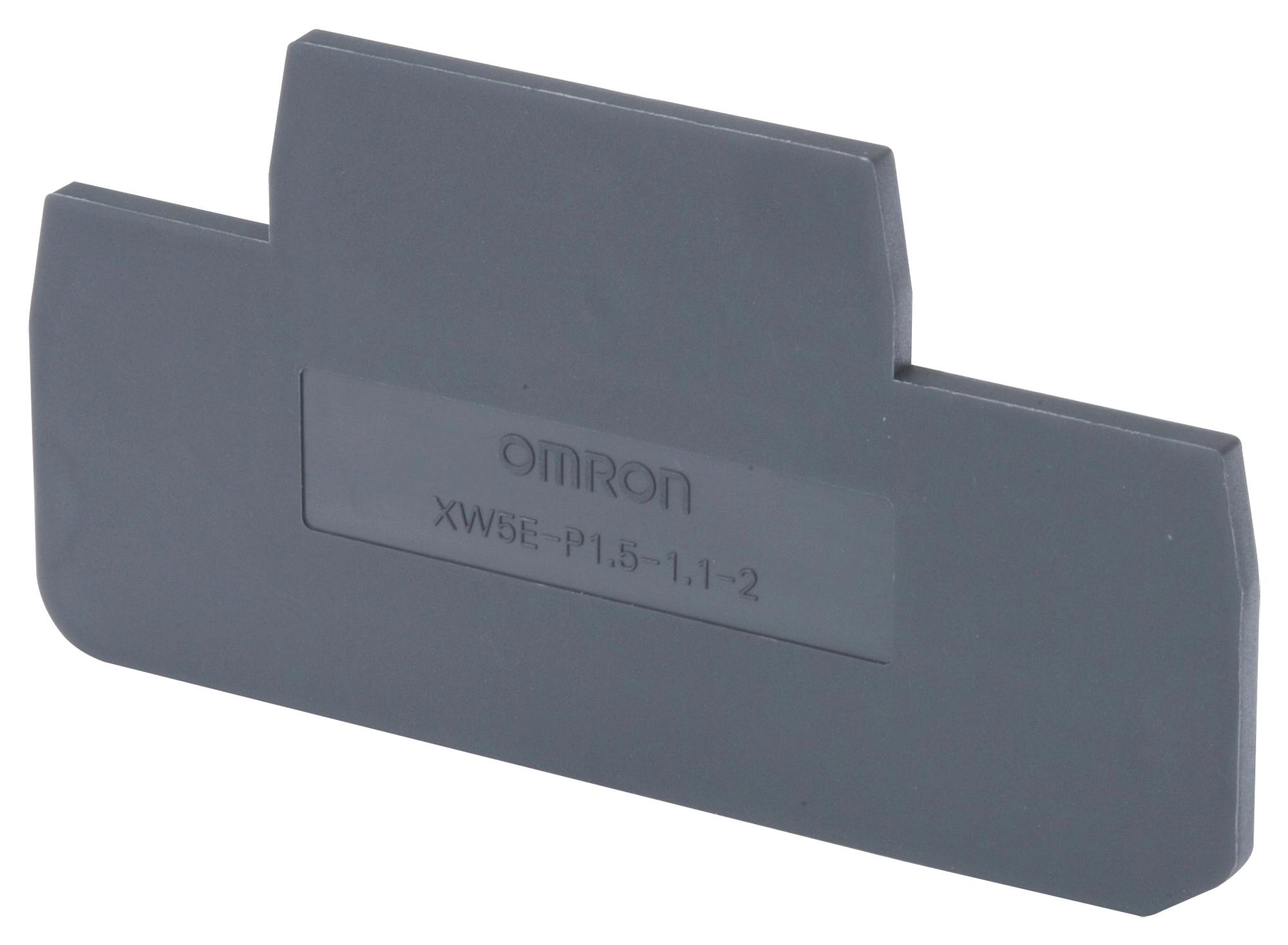 Omron Industrial Automation Xw5E-P1.5-1.1-2 End Cover, Din Rail Terminal Block