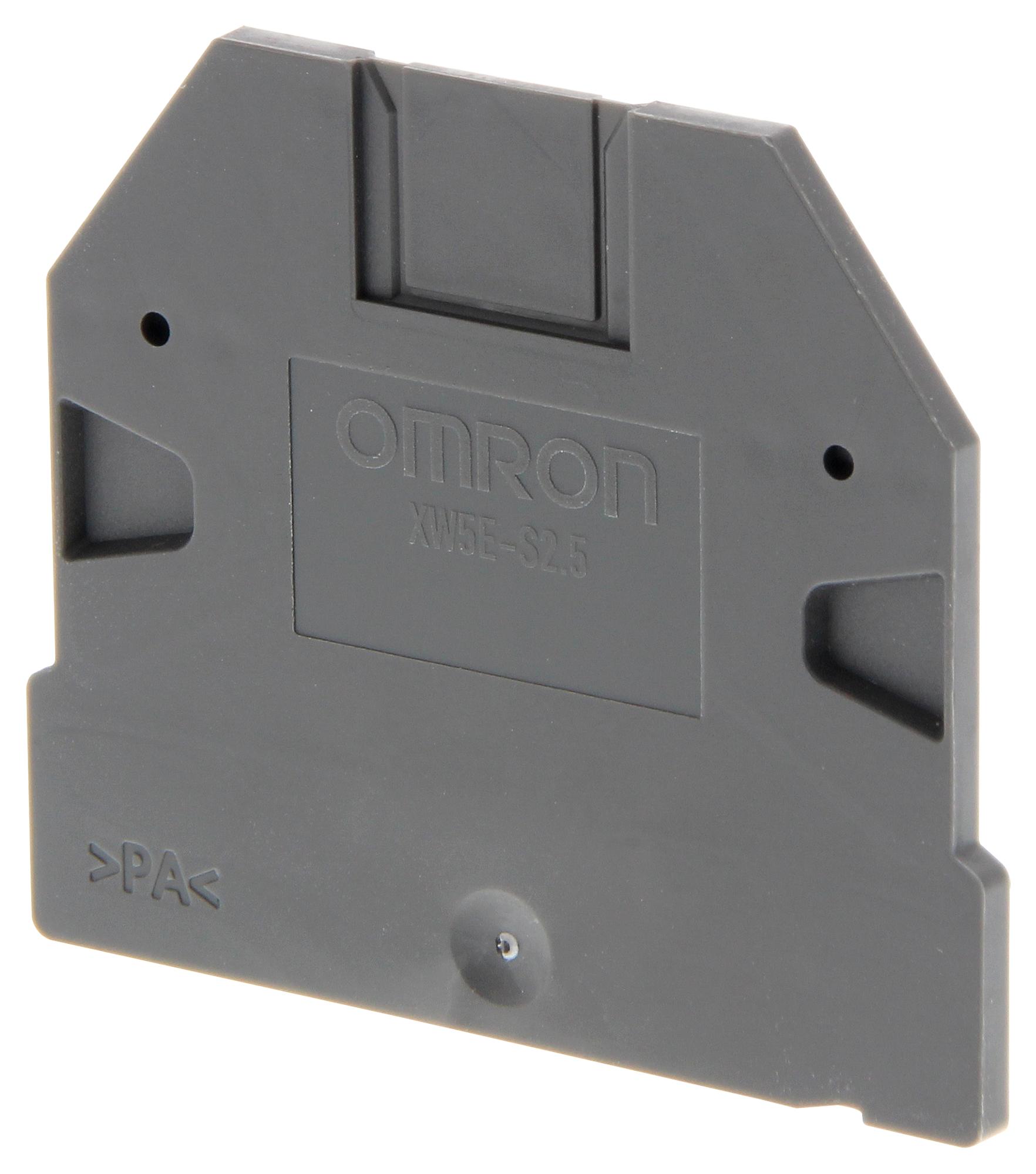 Omron Industrial Automation Xw5E-S16 End Cover, Din Rail Terminal Block