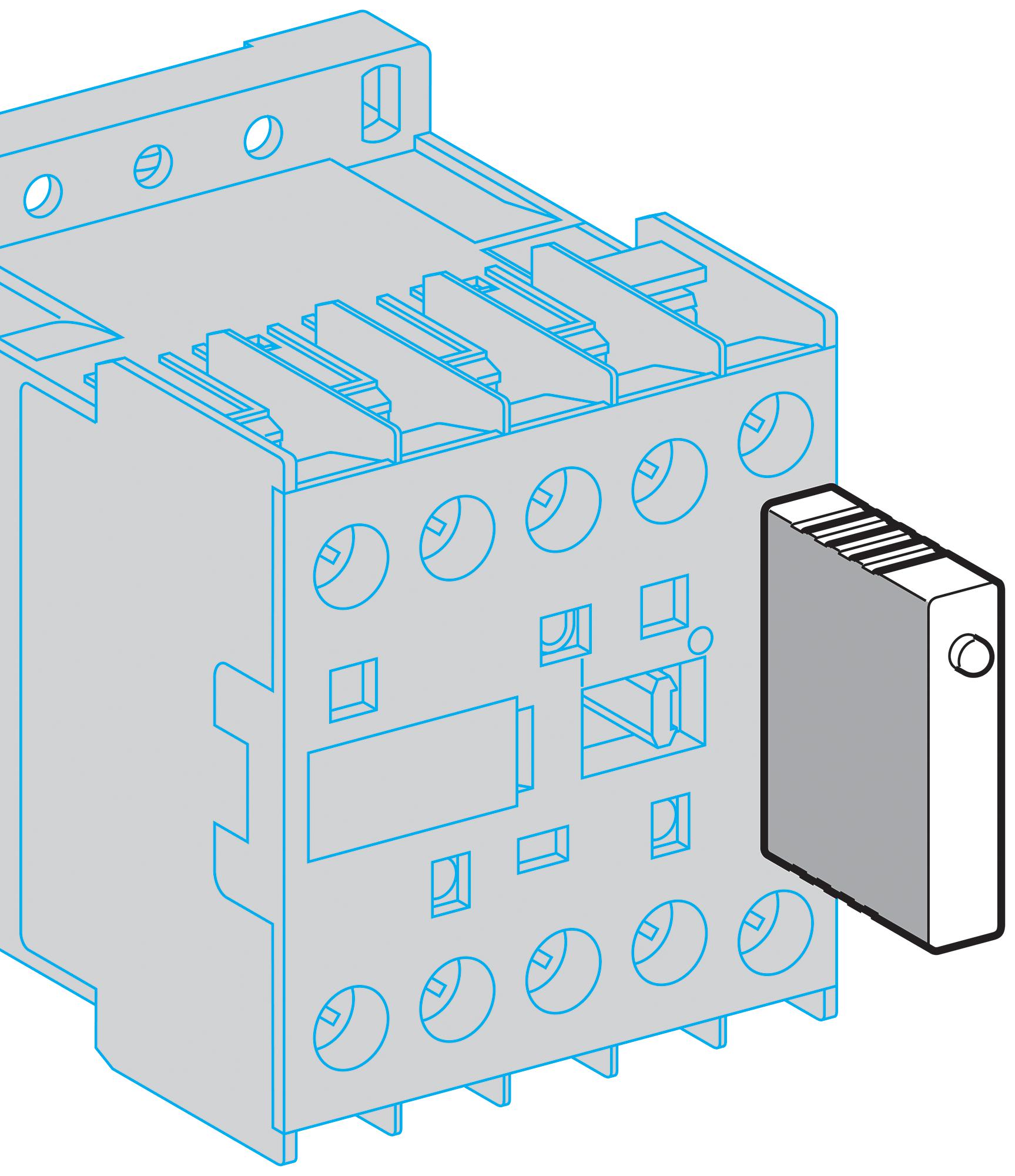 Schneider Electric La4Ke1Ug Suppressor Mod, 130-250V, Bidirectional