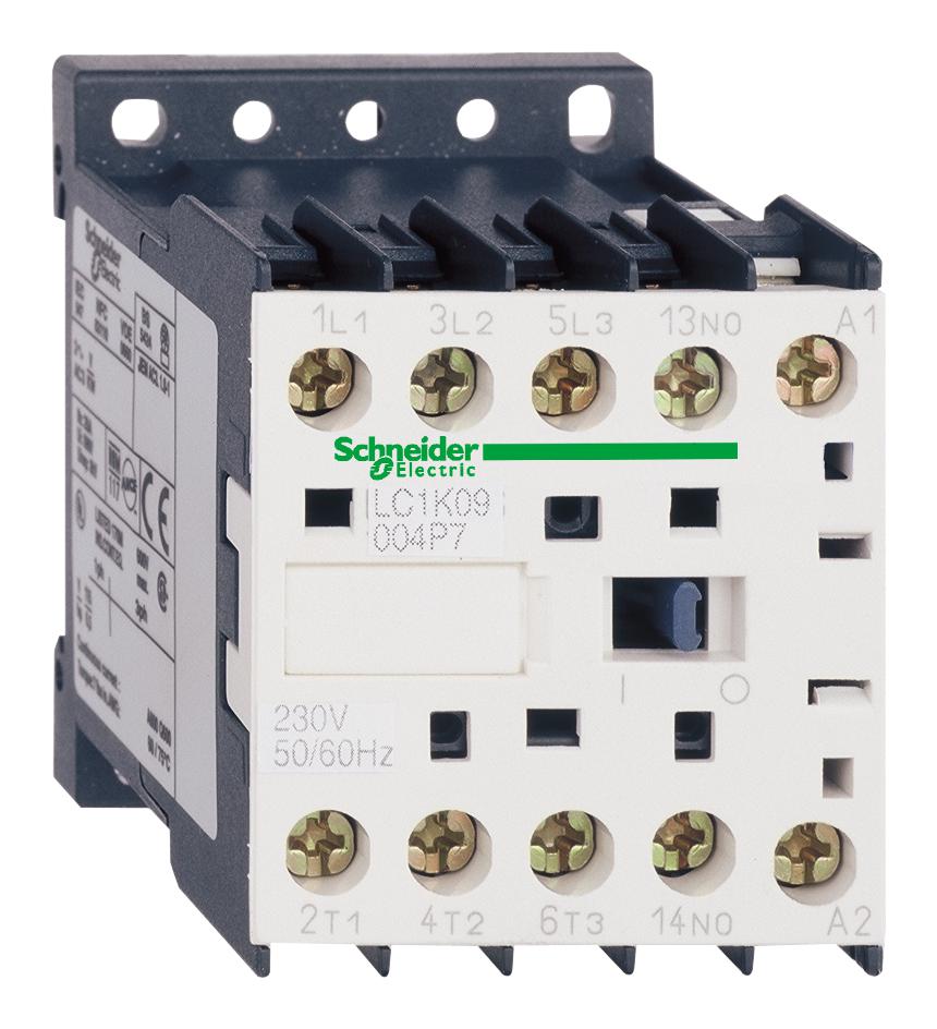 Schneider Electric Lc1K09004B7 Contactor, 4Pst-No, 24Vac, Din Rail