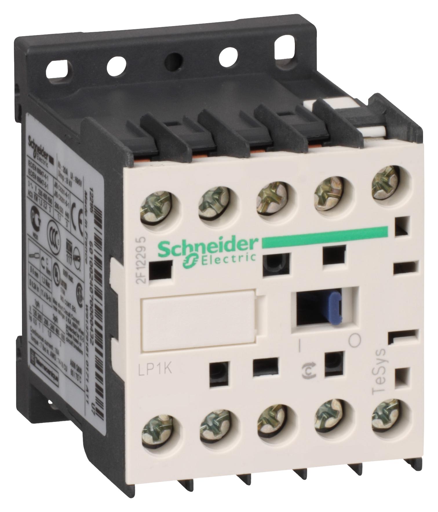 Schneider Electric Lp1K0901Bd Contactor, 3Pst-No, 24V, Dinrail/panel