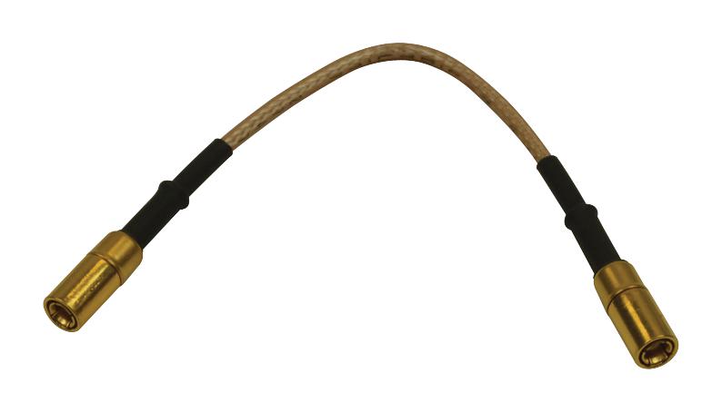 Johnson Cinch Connectivity 415-0003-006 Rf Cable Assembly, Smb-Smb Plug, 152mm