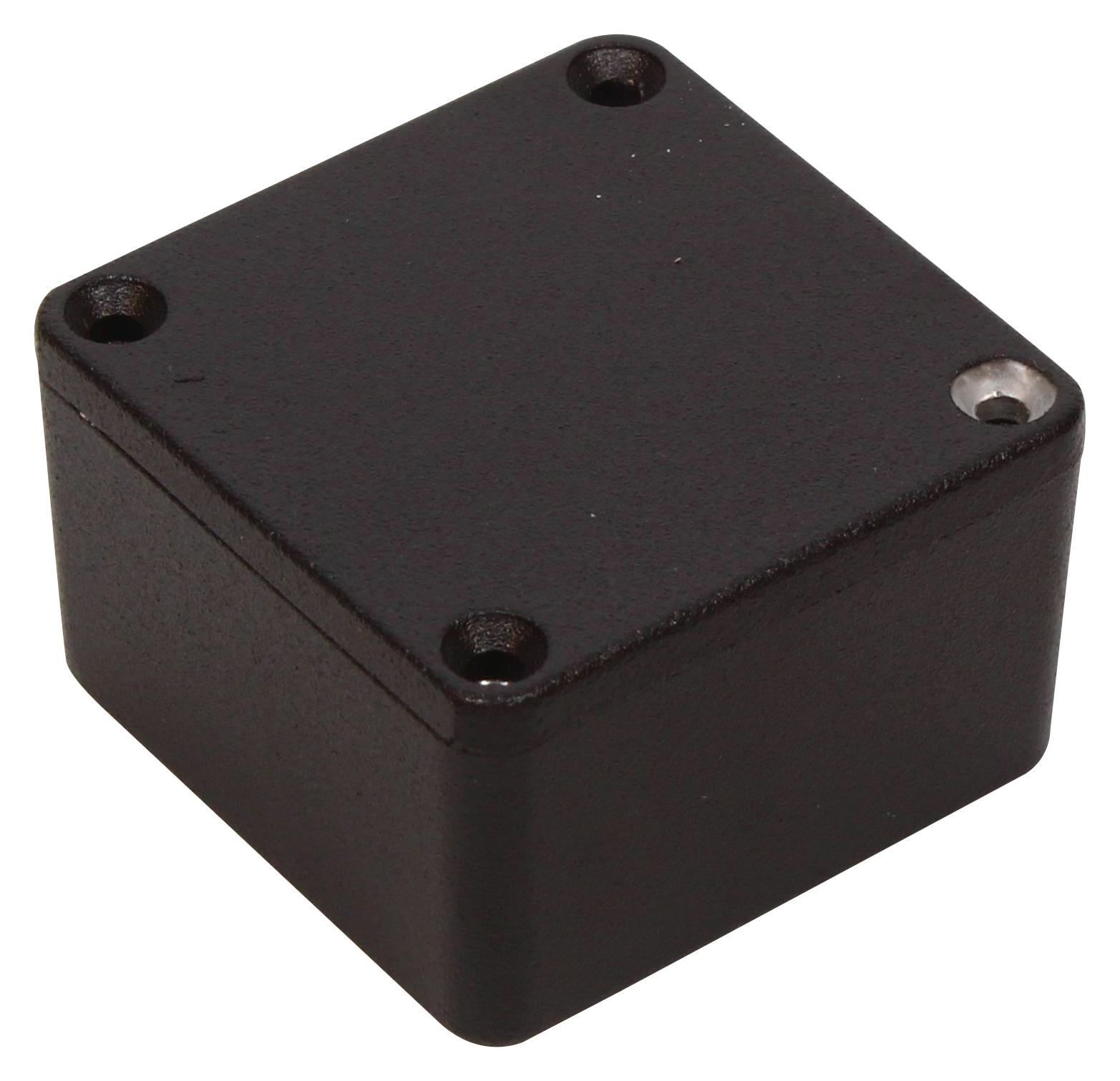 Hammond 1590mmbk Enclosure, Aluminium, 1P54, Black