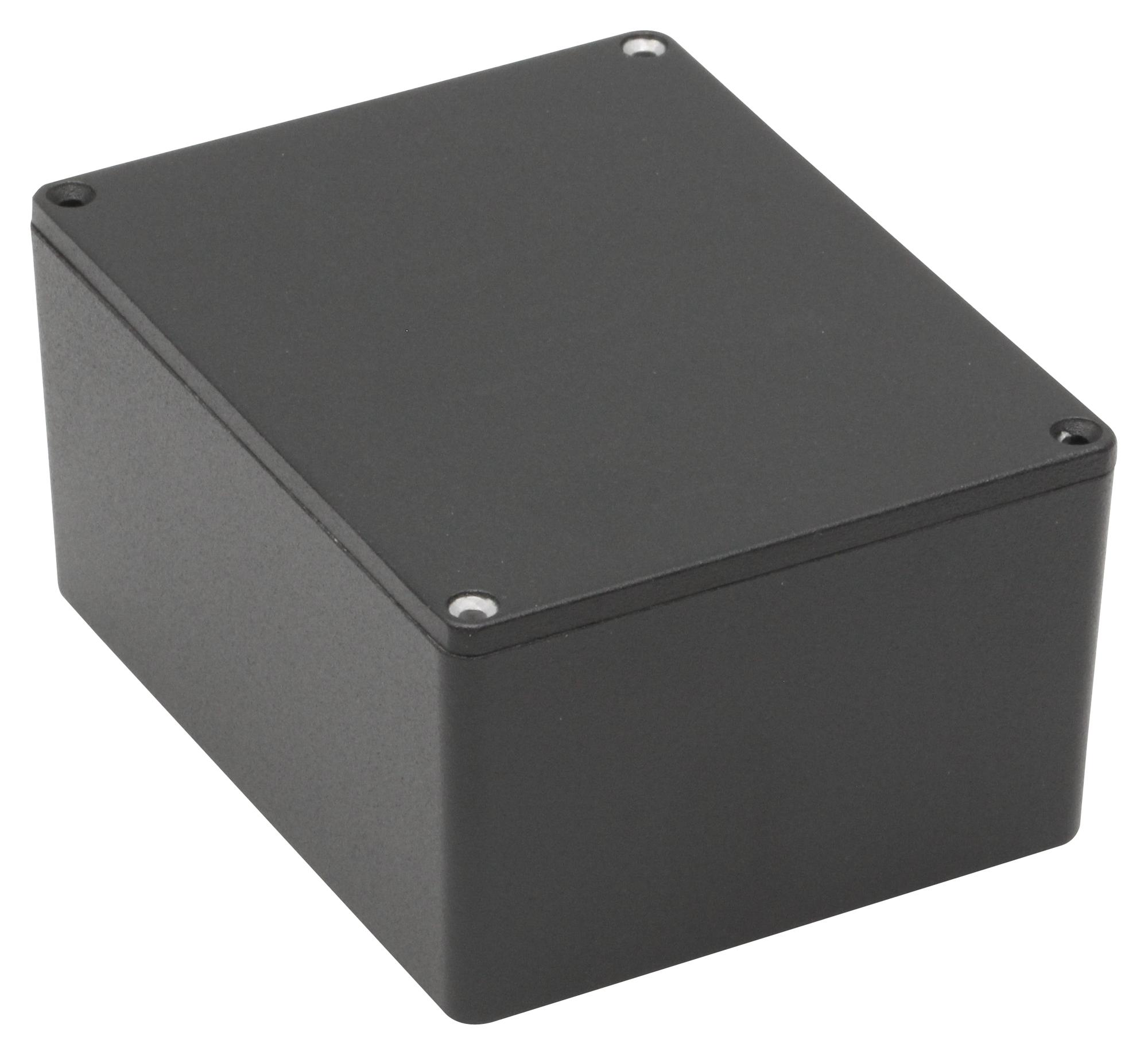 Hammond 1590Ppbk. Enclosure, Aluminium, Ip54, Black