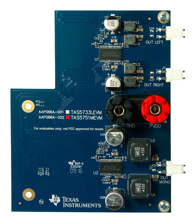 Texas Instruments Tas5733Levm . Evaluation Board, Class-D Audio Amp