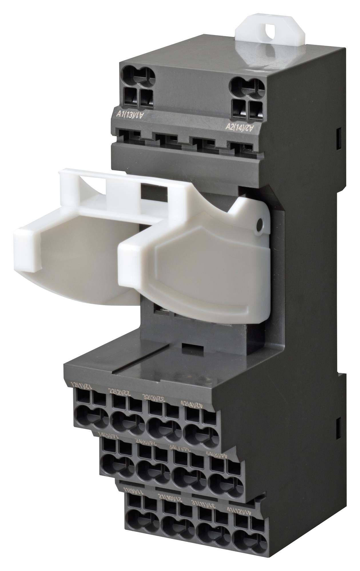 Omron Industrial Automation Pyf-14-Pu Relay Socket, 14Pos, Din Rail, Screw