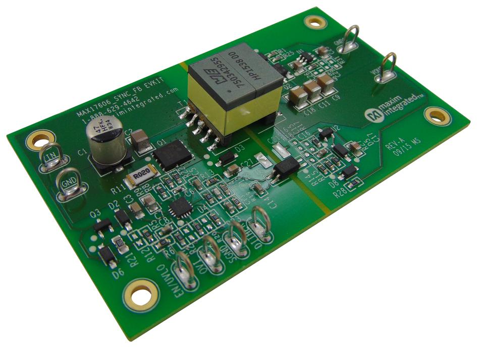 Analog Devices Max17606Sfbevkit# Eval Brd, Synchronous Flyback Converter