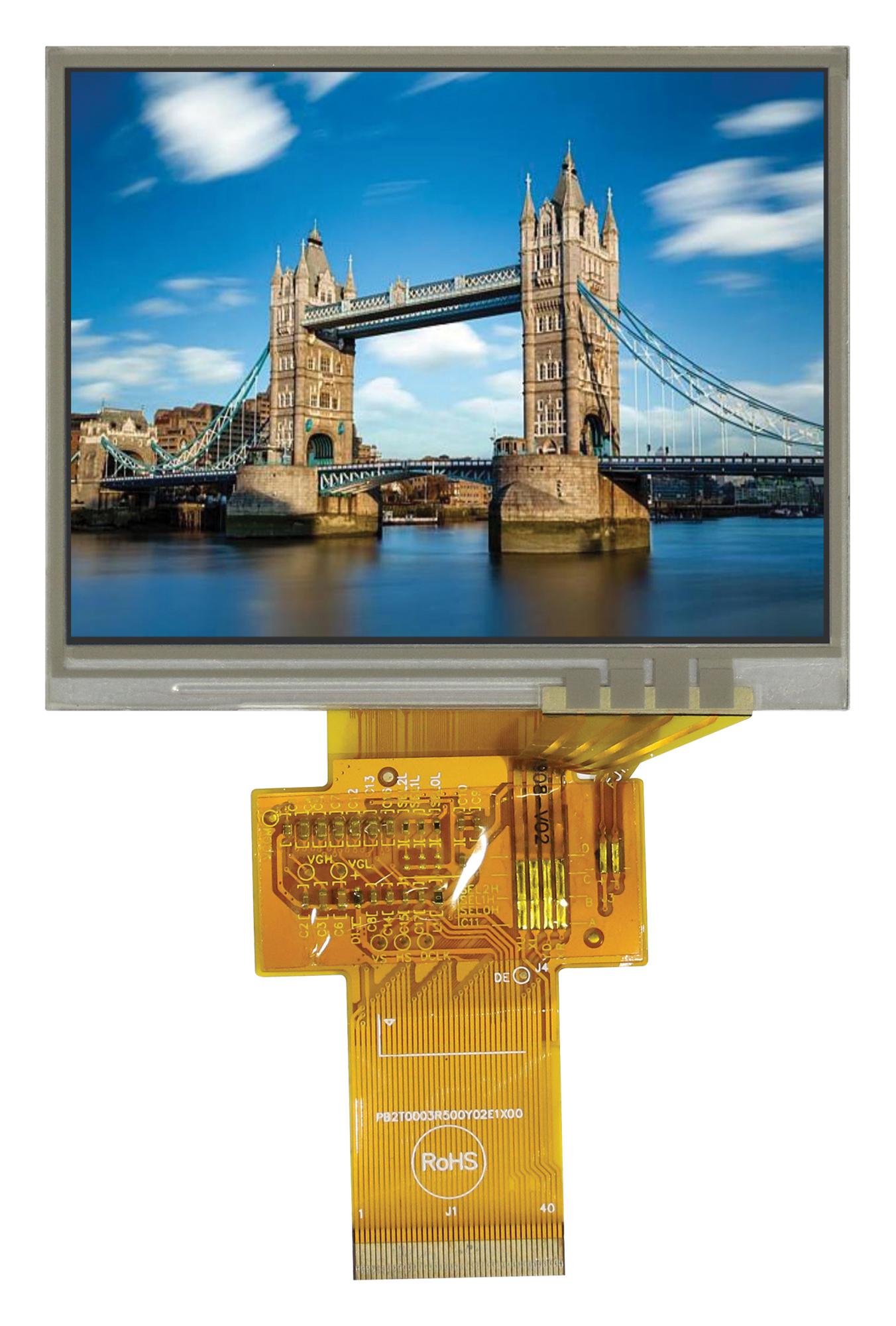 Midas Displays Mct035G0Cw320240Lml Display, Tft Lcd, 3.5, Transmissive