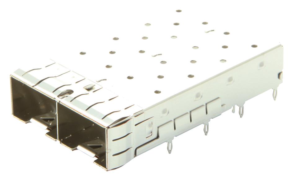 Molex 74754-0220 Connector, Sfp+ Cage, 1X4Gang, Th