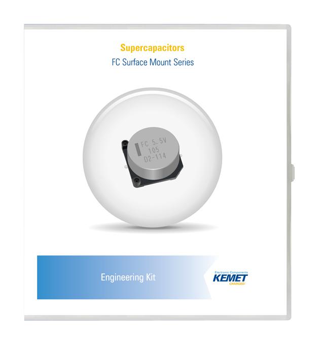 KEMET/partner Stock Sup Eng Kit 01 Supercapacitor Kit, 0.047F To 1F, Smt