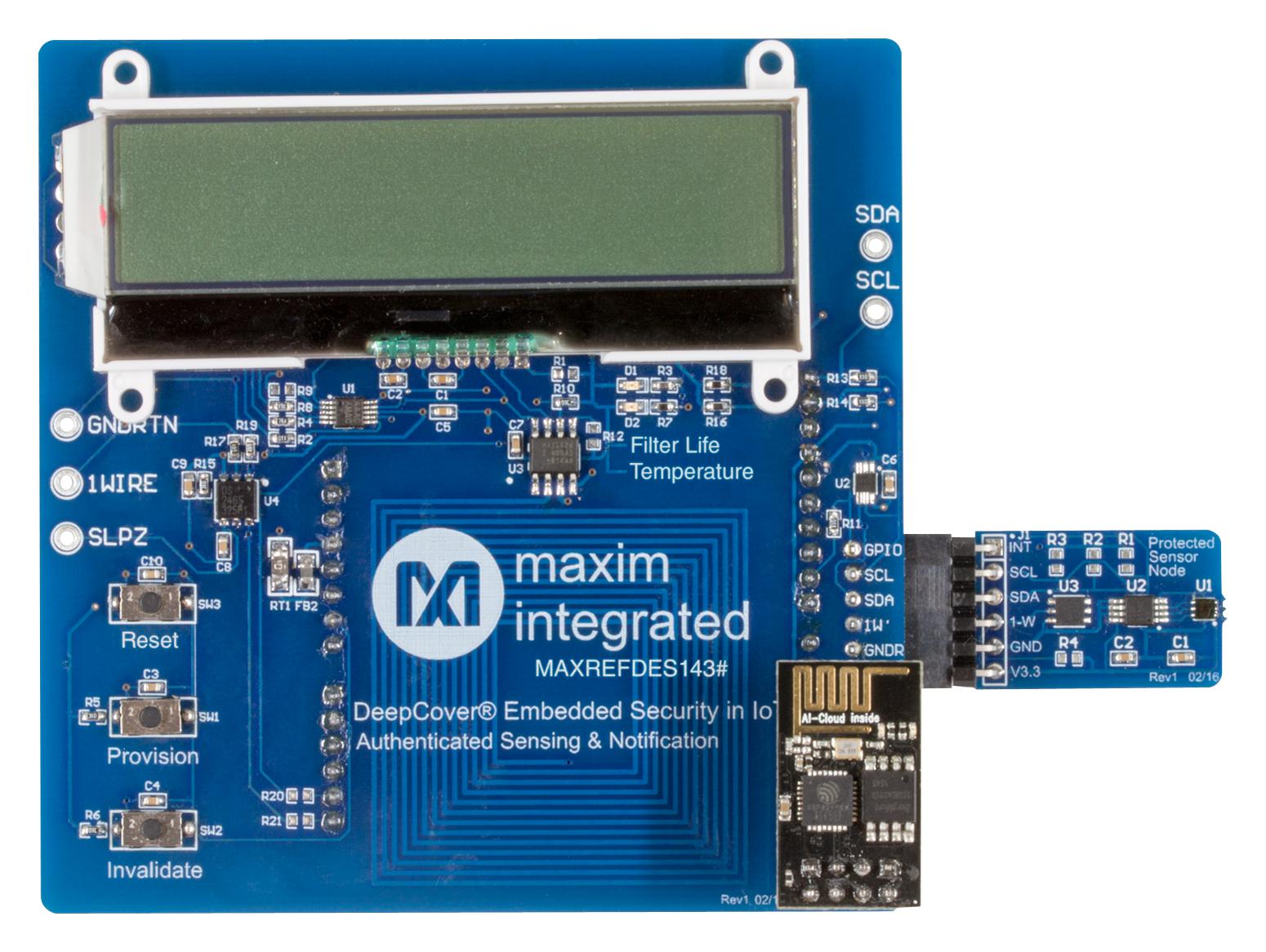 Analog Devices Maxrefdes143# Ref Design Brd, Embedded Security In Iot