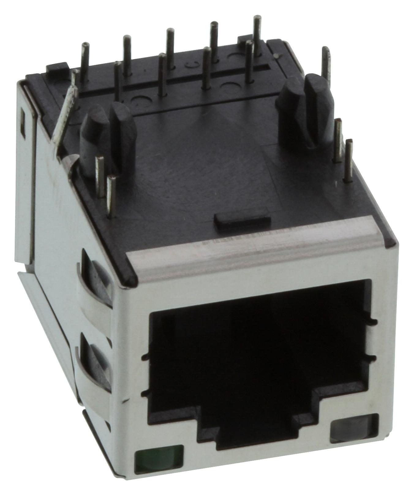 Amphenol Communications Solutions Rjmg20162141Ber Rj45 Connector, R/a Jack, 8P8C, 1Port, Th